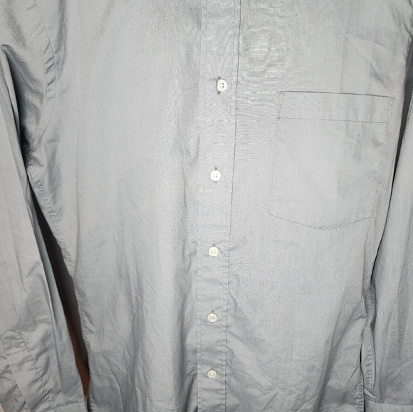 Christian Dior Monsieur Gray Button Down Size 14.5 32/33 - Picture 4 of 8
